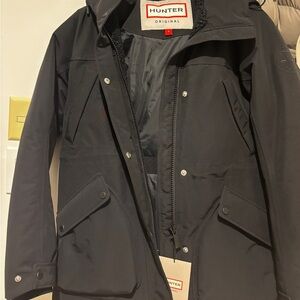 Hunter women's black winter jacket NWOT